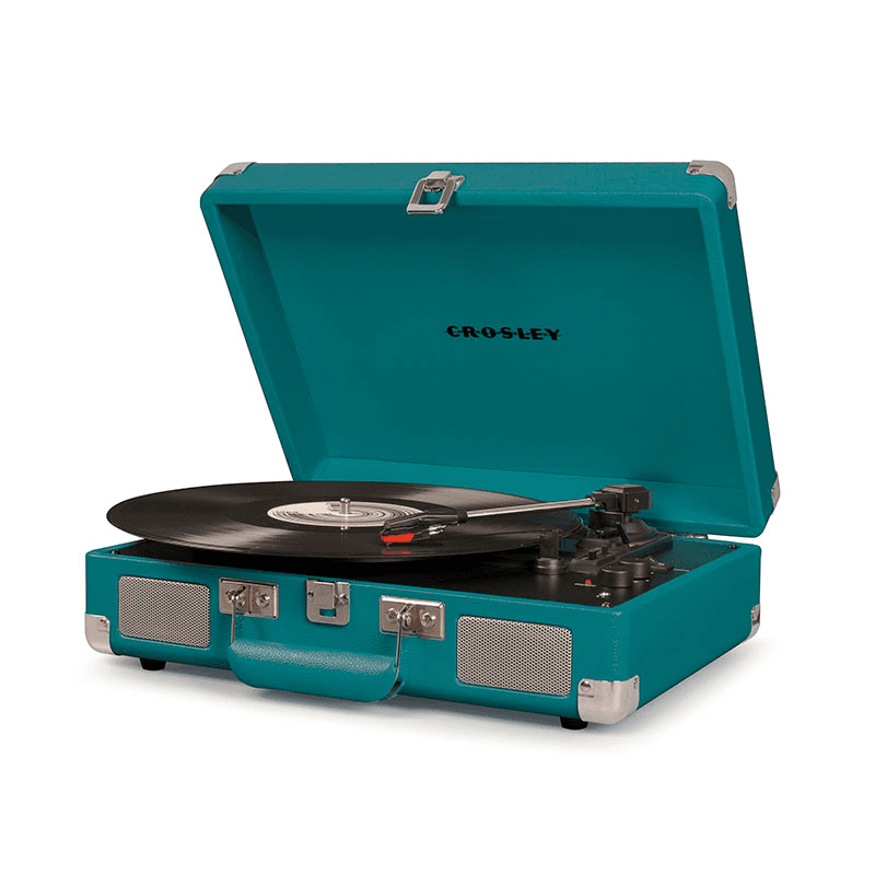 Cruiser Deluxe Plus Portable Turntable, Teal