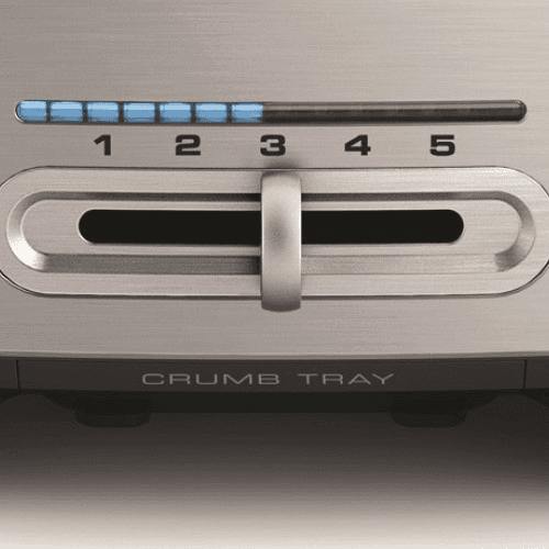 The Smart Toast 4 slice toaster, Stainless Steel