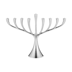 Image showing the Cobra Menorah, H27 x D9.5cm, Silver product.