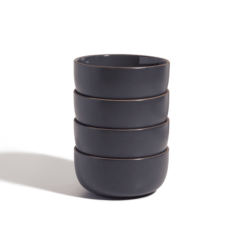 Set of 4 Soup Bowls, 15cm, Char