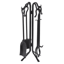 Image showing the Batsford Fireside Tool Set, Black product.