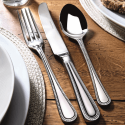Image showing the Bead 44 piece canteen set, Stainless Steel product.