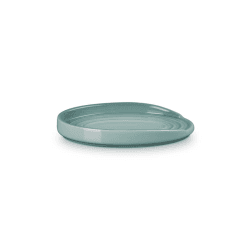 Image showing the Stoneware Oval Spoon Rest, 16cm, Sea Salt product.