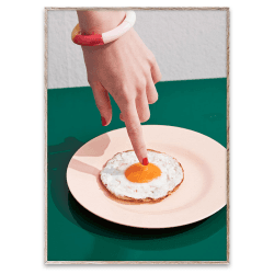 Image showing the Fried Egg Art Print, 50 x 70cm product.