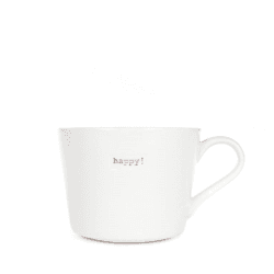 Image showing the Happy!' Mini Bucket Mug, 280ml, Lilac product.