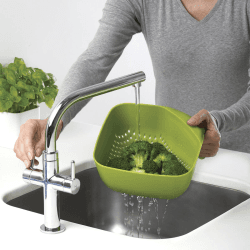 Image showing the Square colander, Green product.