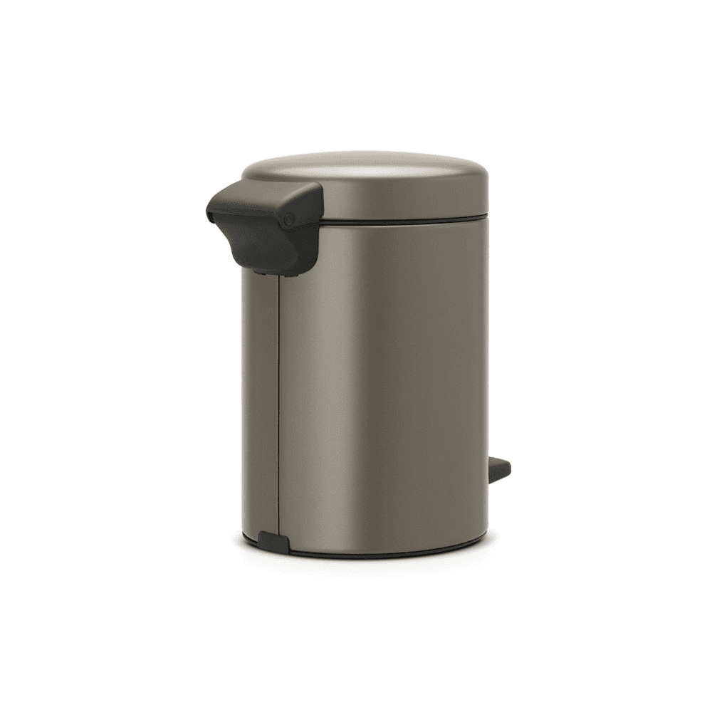 newIcon Pedal bin, 3 litre, Platinum