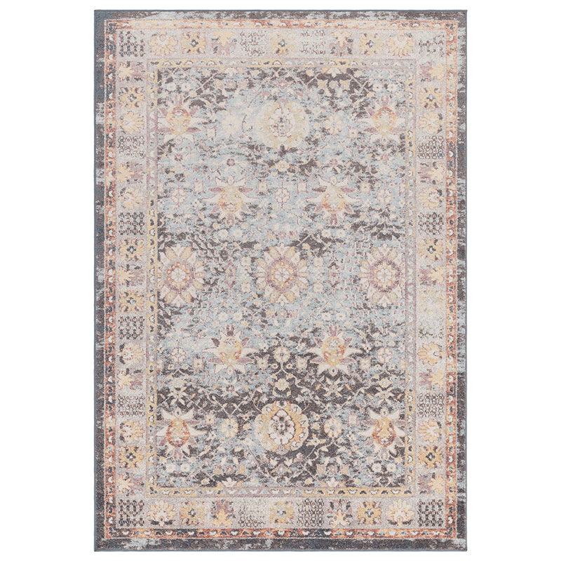 Flores gita classic persian border rug, 200 x 290cm, Multi