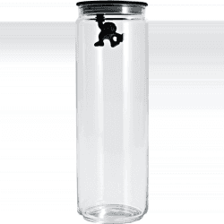 Image showing the Gianni, a little man holding on tight by Mattia Di Rosa Spaghetti holder, 2 litre, Black product.