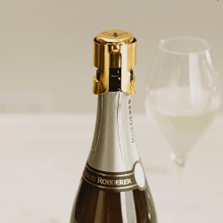 Image showing the Bee Champagne/Prosecco Stopper, H6cm, Gold product.