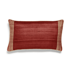 Image showing the Longshan Cushion Cover, 60 x 35cm, Blood Orange product.