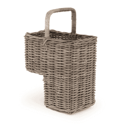 Image showing the Kubu Rattan Woven Stair Basket product.