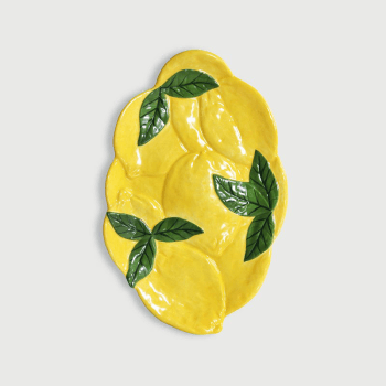 Image showing the Lemon Side Plate, D28cm, Yellow product.