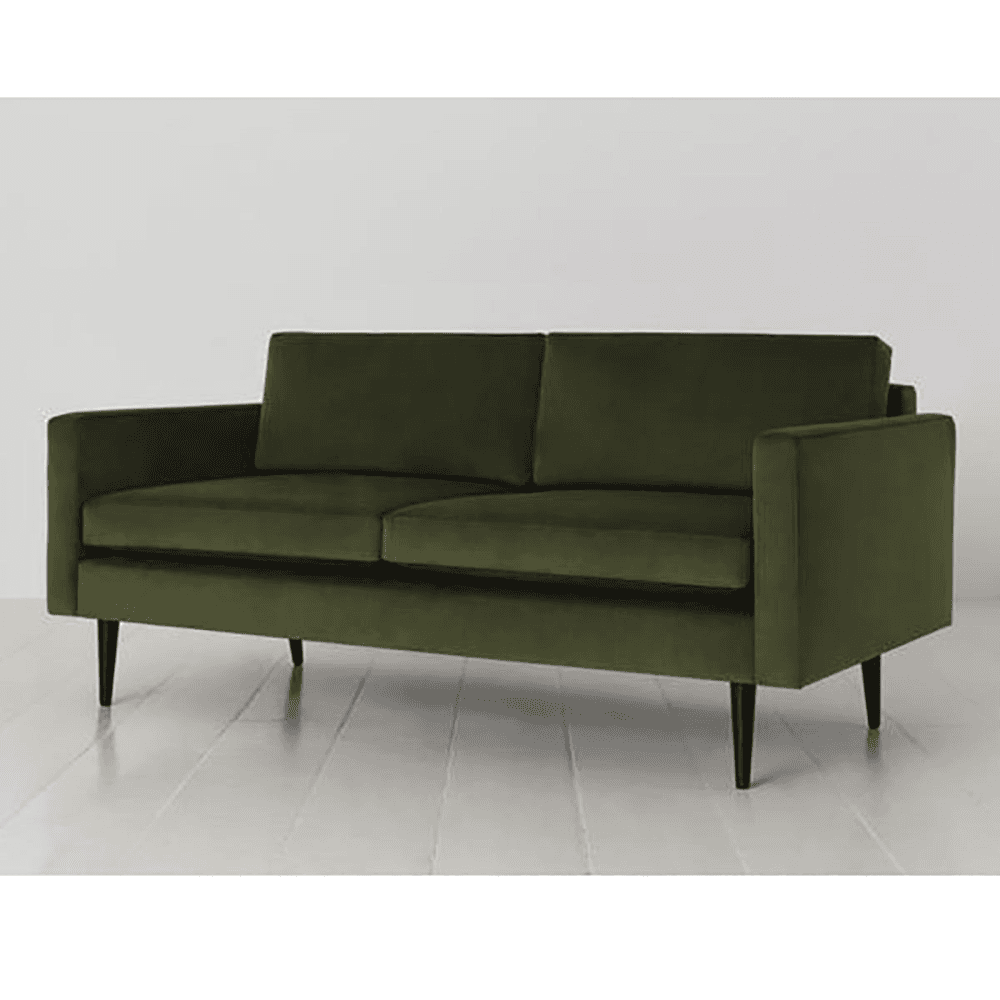 Model 01 2 Seater Velvet Sofa, Vine