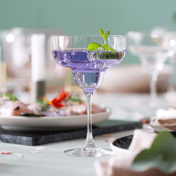 Image showing the Purismo Set of 2 Martini Glasses, 340ml, Clear product.