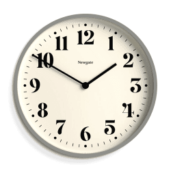 Image showing the Number Two Wall Clock, D45cm, Posh Grey product.