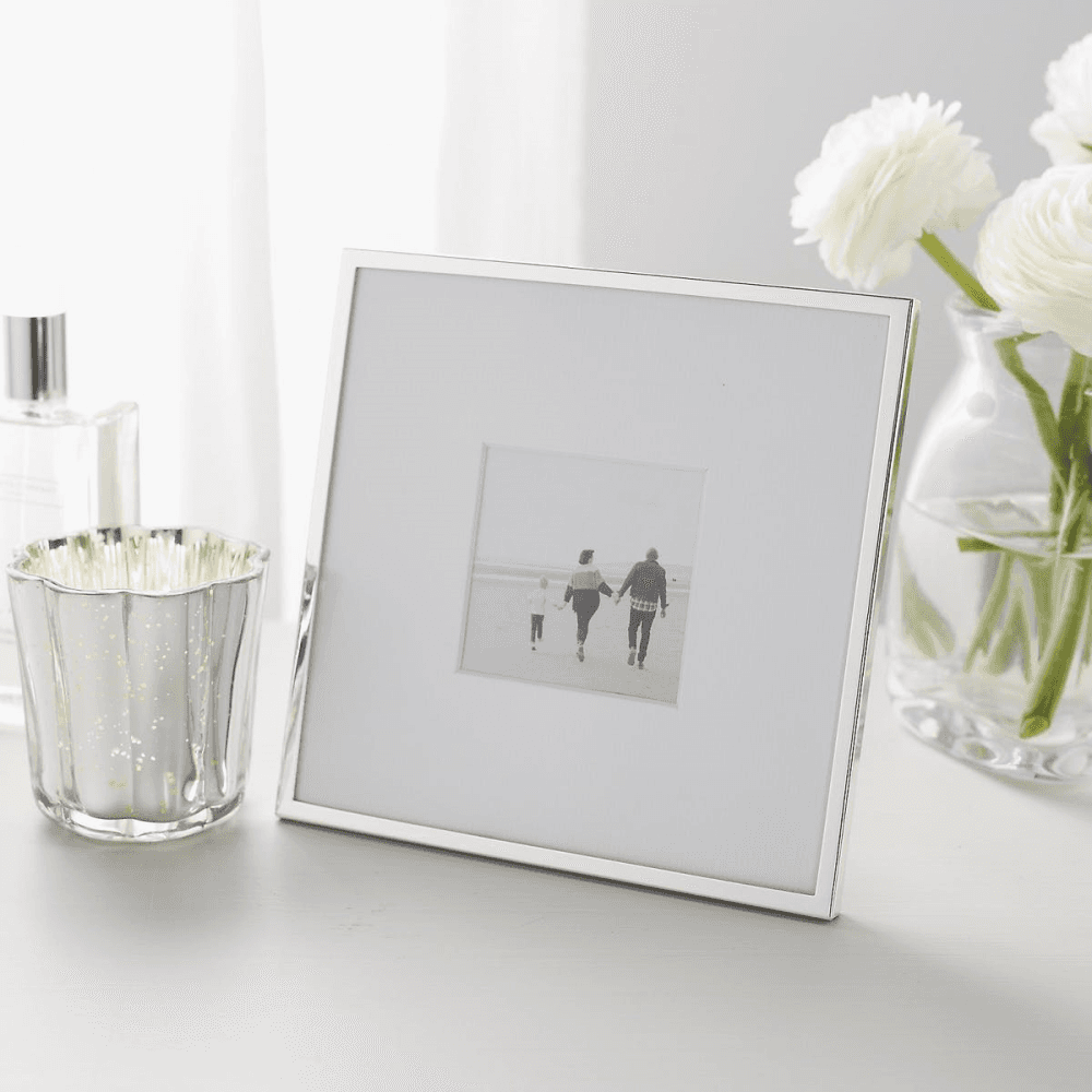 Fine Silver Photograph frame, 3 x 3"