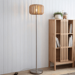 Image showing the Kingston Floor Lamp, H162cm, Ash product.