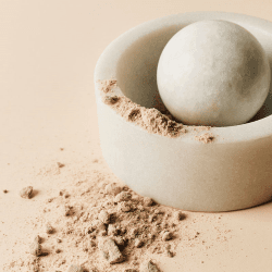 Image showing the Stone Spice Grinder, L12 x W12 x H8cm, White product.