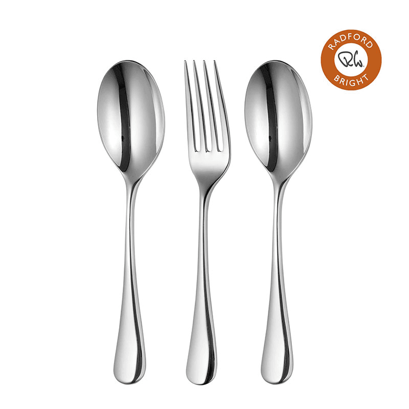 Radford 3 Piece Serving Set, Stainless Steel