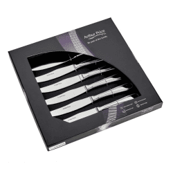 Image showing the Bead Set of 6 steak knives, Stainless Steel product.