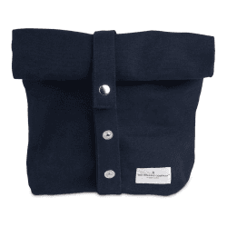 Image showing the Canvas Lunch bag, 30 x 39cm, Dark Blue product.