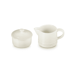 Image showing the Stoneware Milk & Sugar Set, Meringue product.