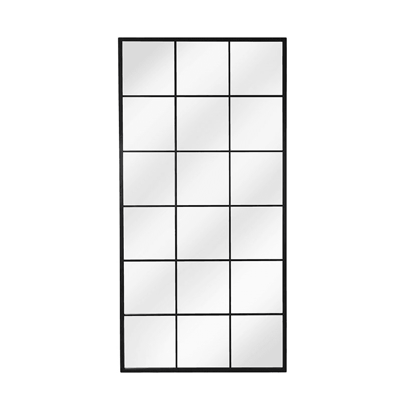 Fulbrook Leaning Mirror, H180cm, Black