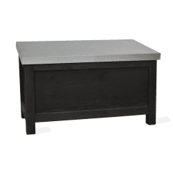 Image showing the Moreton Outdoor storage box, H64 x D60 x W104cm, Grey/Black product.