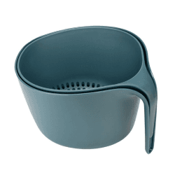 Image showing the Mixing Bowl & Colander Set, Blue product.