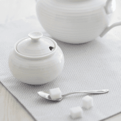 Image showing the Ceramics Covered sugar bowl, 31cl, White product.