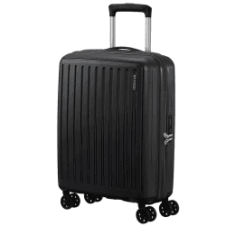Image showing the Rejoy Cabin Suitcase, H55 x L40 x W20cm, True Black product.