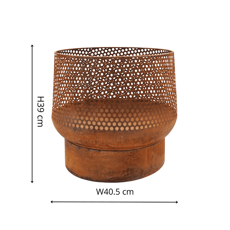 Outdoor Buttermere Basket, W40cm, Rust