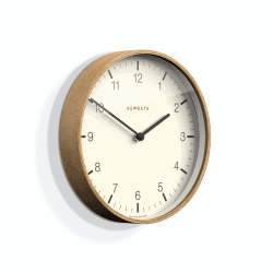 Image showing the Mr Clarke Wall clock, Dia28cm, Pale Wood Finish product.