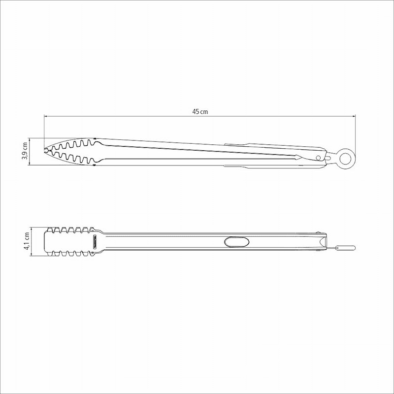 3 Piece BBQ Tool Set, Black