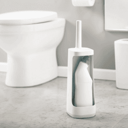 Image showing the Flex Plus Smart Toilet Brush, White/Blue product.