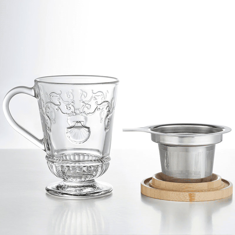 Versailles Infuser Mug, 275ml, Clear