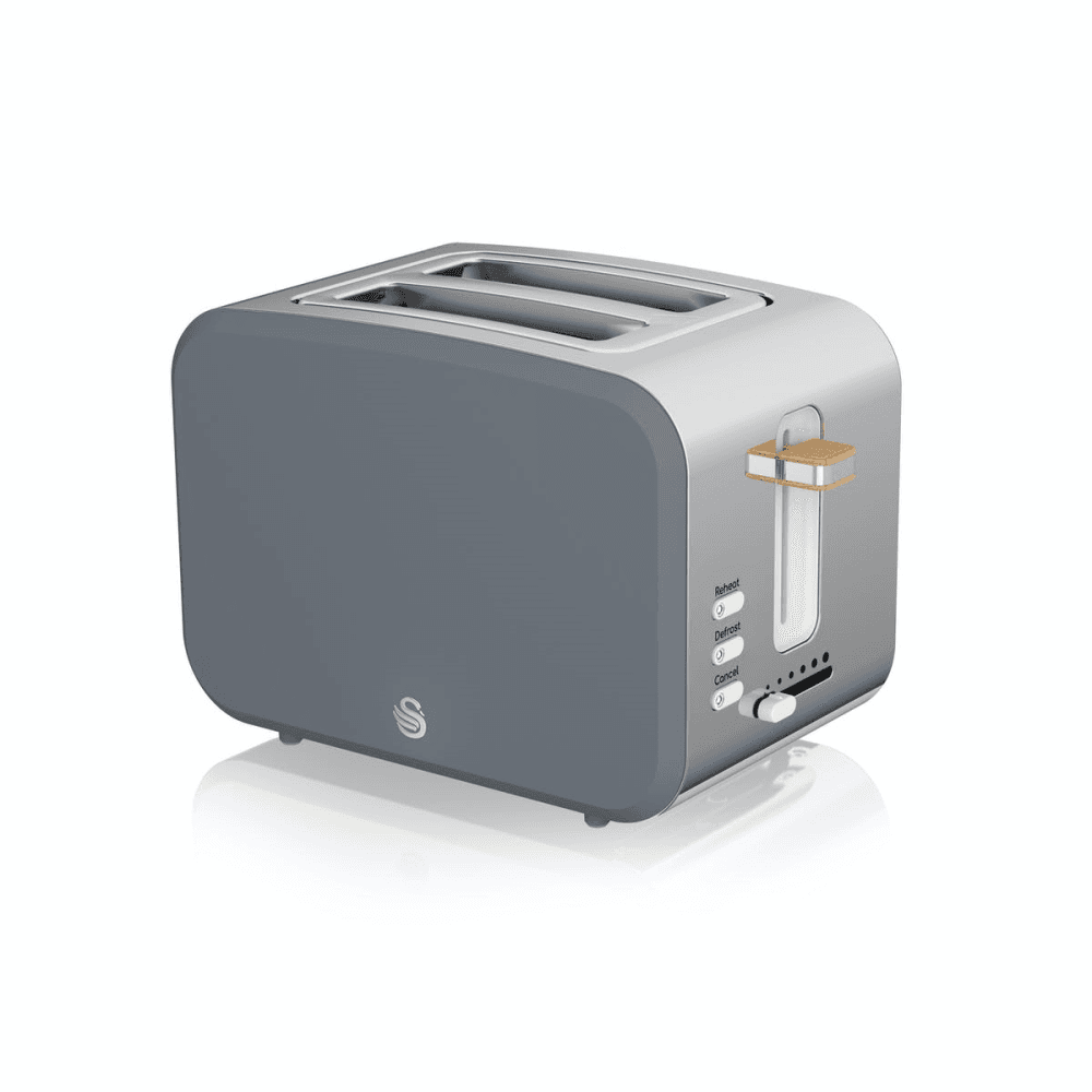 Nordic 2-Slice Toaster, Slate Grey