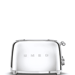 Image showing the 50's Retro 4 slice toaster - 4 slot, chrome product.