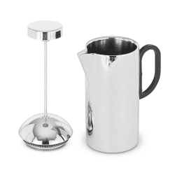Image showing the Brew Cafetiere, H25 x W14.5 x D 14.5, Metallic product.