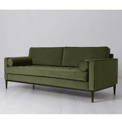 Image showing the Model 02 3 Seater Velvet Sofa, Vine product.