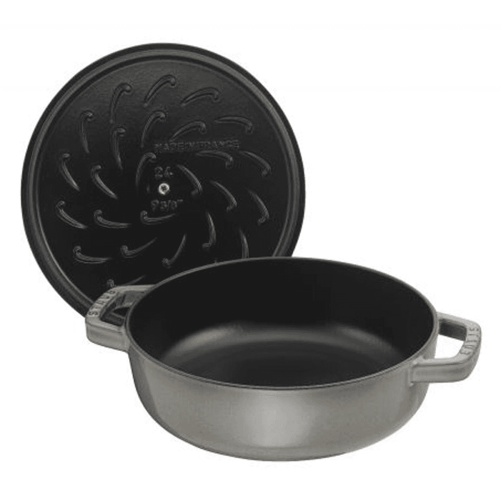 Saute pan with Chistera lid, 24cm, Graphite Grey