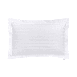 Image showing the Adan Oxford Pillowcase, White product.