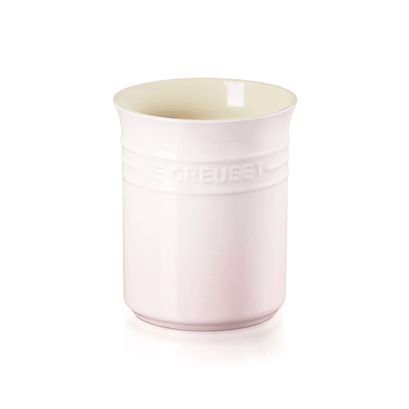 Stoneware Small Utensil Jar, 1L, Shell Pink