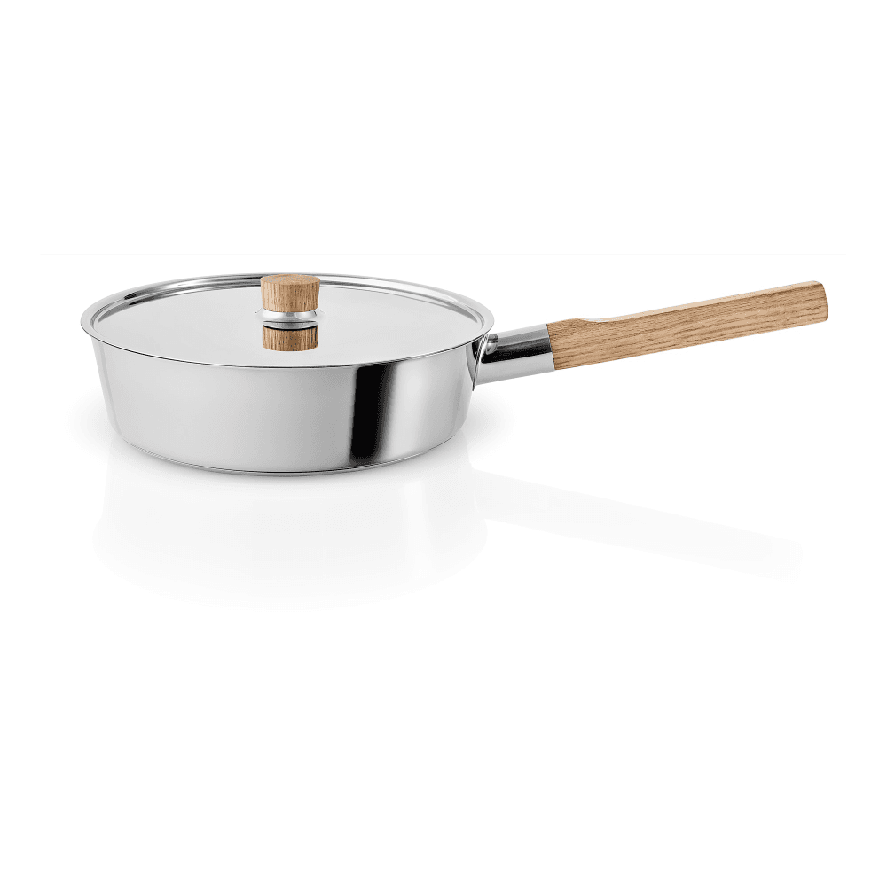 Nordic kitchen Saucepan with lid, Dia24cm, Stainless Steel