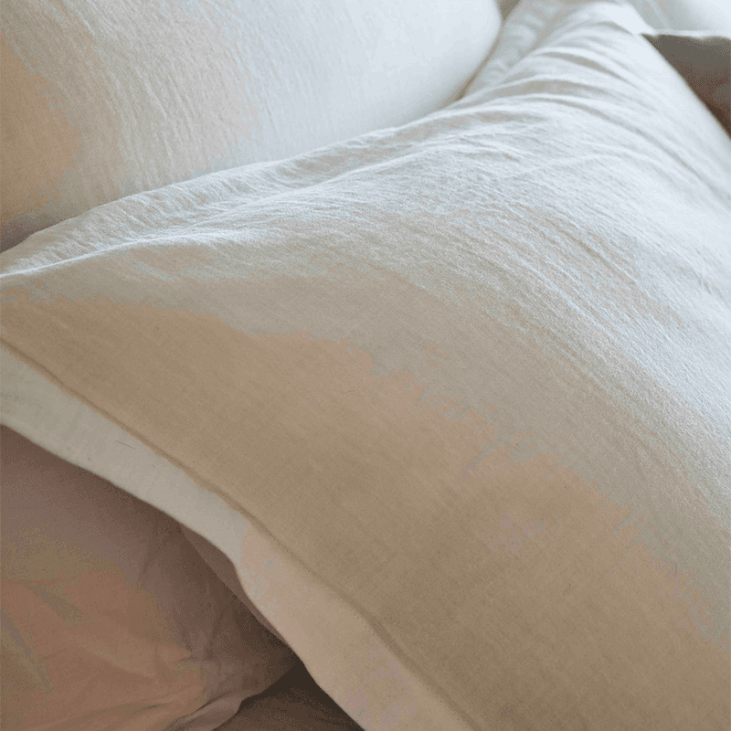 Organic Retreat Fitted Sheet, Double, White