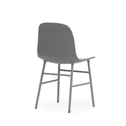 Image showing the Form Dining chair, L48 x H80 x D52cm, Grey product.