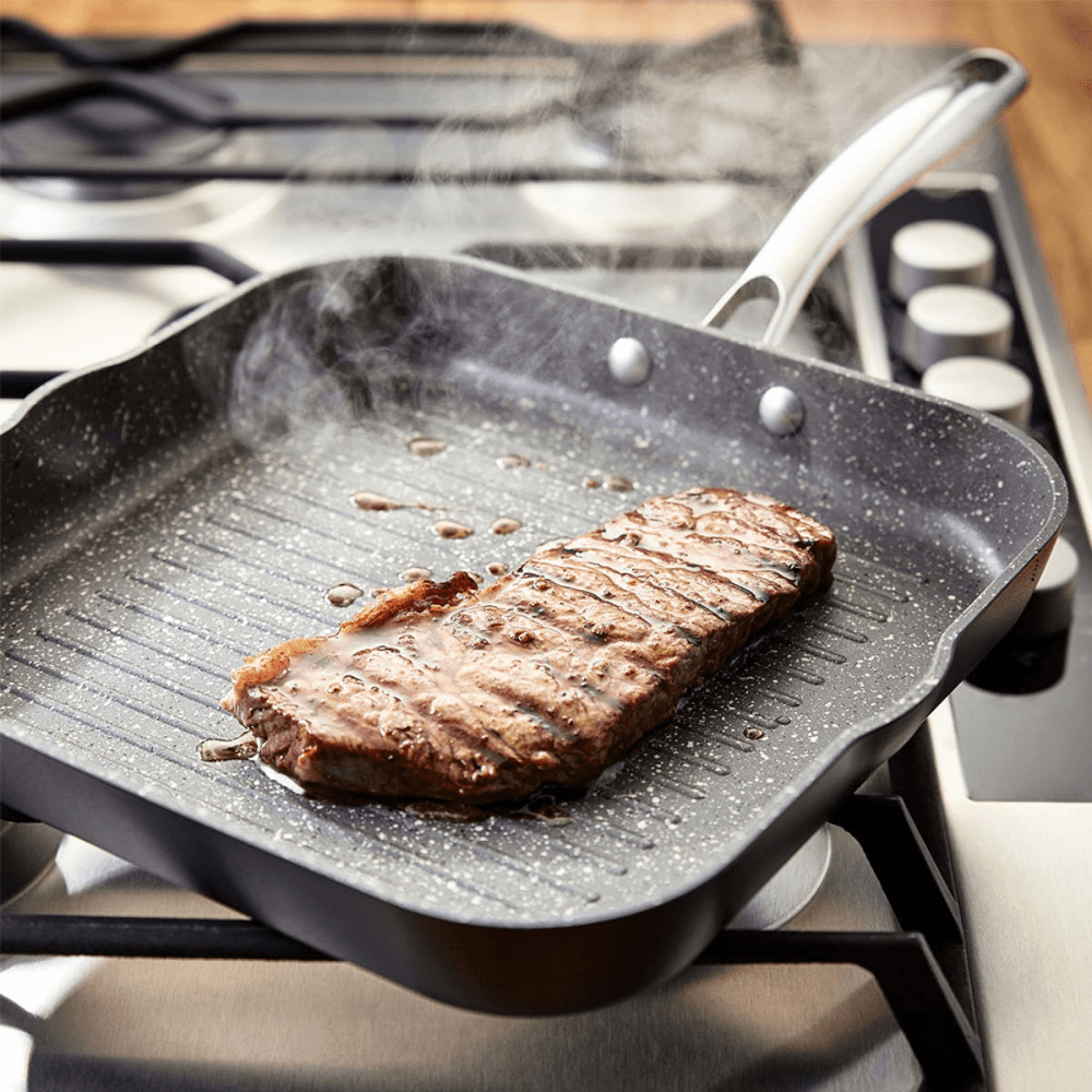 Rocktanium Non-Stick grill pan, 26 x 26cm, aluminium