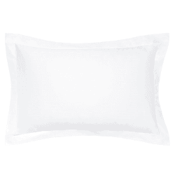 Image showing the Bob Plain Dye Pillowcase, White product.