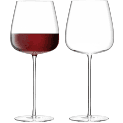 Image showing the Wine Culture Pair of red wine goblets, 715ml, clear product.